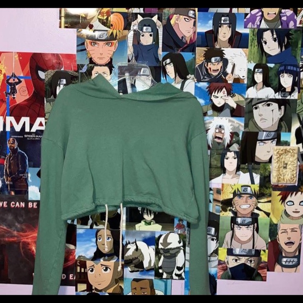 cropped hoodie